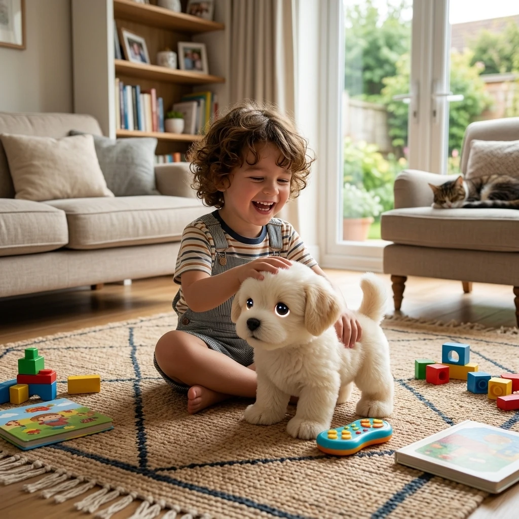 Wuffy Robot Puppy lifestyle photo
